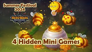 4 Mini Games in The Summer festival Event  Summer Festival [upl. by Eseila]