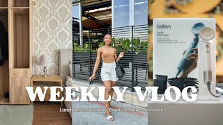 Weekly Vlog Finally Doing My Closet Lunch Dates and Attending An Event [upl. by Angie465]