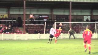 Ossett Town 12 FC United 14 Jan 2014 Doods cup [upl. by Lepley]