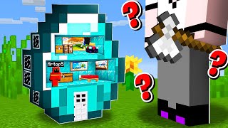 Trolling With World’s SMALLEST Minecraft House [upl. by Aknayirp]