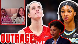 WOKE WNBA Fans are OUTRAGED after Caitlin Clarks Friends CLOWN Brittney Griner Angel Reese on Vid [upl. by Sirahs]