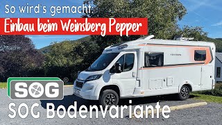 SOG Bodenvariante  Einbauanleitung  Wohnmobil Weinsberg Pepper  Camping Toilette ohne Chemie [upl. by Akiram]