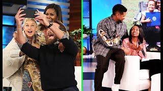 Moments When Celebrities Surprise Fans and Guests On The Ellen Show  Part 1 [upl. by Rew]