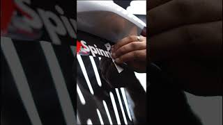 Remove stickers from your car with ease carcare automobile newcar thar spinny carlover [upl. by Hurff]