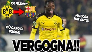 NON HO PAROLE DEMBELE AL BARCELLONA PER 150 MILIONI [upl. by Barsky]