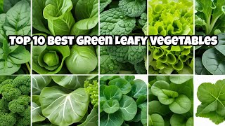 Top 10 Best Green Leafy Vegetables [upl. by Alvarez]