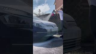 PreWashing this VW Golf with Yum Cars cardetailing satisfying [upl. by Gurango]