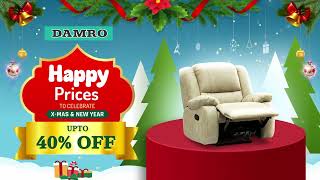 Celebrate XMas amp New Year with Happy Prices on DAMRO Furniture and get Up to 40 Off [upl. by Francene]