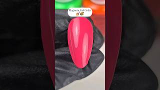 DIY Magenta Gel Polish  Vibrant Gel Polish Mixing Tutorial 💅🎨 nails nailart shorts [upl. by Annaoy772]