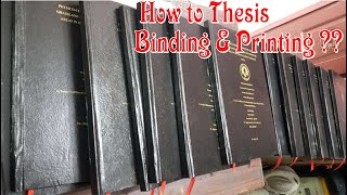 how to Thesis binding and Printing Full Finishing  Baraha Vlogs [upl. by Hi]