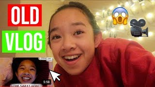 REACTING To My Old Vlogs Vlogmas Day 13 Nicole Laeno [upl. by Enilec]