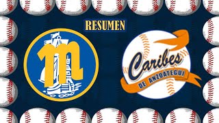 Resumen Jornada 18º  Navegantes del Magallanes Vs Caribes de Anzuategui  lvbp [upl. by Nika]