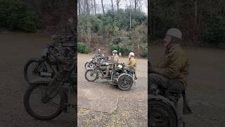 A 1914 Matchless Model 8B military sidecar outfit at the Sunbeam 100 centennial at Brooklands [upl. by Renell]