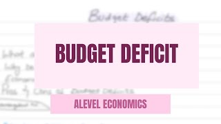 Budget Deficit Explained [upl. by Ilka]