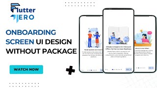 Flutter Onboarding Screen UI Design – Create Beautiful First Impressions [upl. by Liuqnoj]