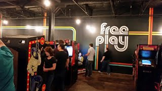 Freeplay Arcade Tour Arlington Texas [upl. by Letty]