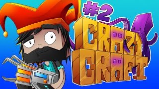 Minecraft  Crazy Craft  Ep 2  He Burned My Ship [upl. by Aidnahs]