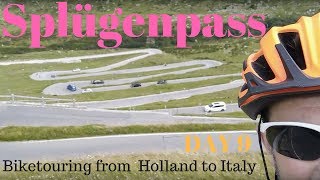 Specialized AWOL bike touring  From Holland to Italy Day 9  Splügen Pass [upl. by Airamalegna319]