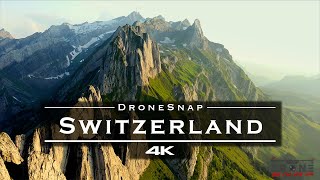 Switzerland 🇨🇭  by drone 4K [upl. by Jareen597]