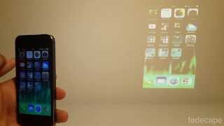 iPhone 5S Projector CONCEPT VIDEO Built in Projector [upl. by Ruhl]