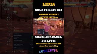 Tekken 8 Lidia combo I Lidia Counter hit combo I Lidia combo with power leveltekken8Lidiacombo [upl. by Bigler67]