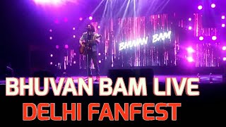 bb ki vines Bhuvan Bam performing on stage FanFest Delhi jawaharlal nehru stadium [upl. by Mcmillan]