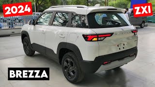 Brezza 2024 New Model  Maruti Suzuki Brezza Zxi 2024 New Model  Price Specification Review [upl. by Hanahs]