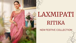 LAXMIPATI RITIKA  SILK CHIFFON SAREE  FOIL WORK  FANCY SAREE  NEW CATALOG  HIT DESIGNS [upl. by Chaddy318]