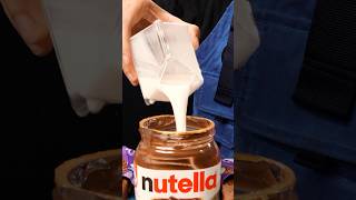 Nutella Hack  Hot Chocolate BUT Cold [upl. by Booze]