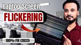 FIX Laptop Screen FLICKERING and BLINKING Problem  Laptop ki screen flickering ho to kya karen [upl. by Annahsal662]