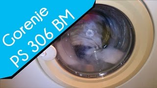 Gorenje PS 306 BM washing machine  Cottons 60° [upl. by Nynnahs379]