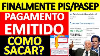 FINALMENTE SAQUE PISPASEP LIBERADO EMITIDO BANCO CAIXA TEM PARA CONSULTA  DIREITO ABONO SALARIAL [upl. by Ydne865]