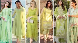 Mint Green Colour Special Punjabi Suit Design Ideas light green dress design [upl. by Weasner]