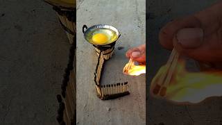 Outdoor Save Money Egg Cooking Episode 65 shorts ytshorts [upl. by Anaiad]