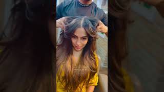 සචිනි කොණ්ඩේ හදපු හැටි 😍  Sachini dilhara hair color treatment [upl. by Nirre]