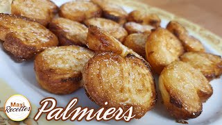 Palmiers Feuilletés Fait Maison Recette Facile et Rapide [upl. by Tabib625]