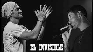 EL INVISIBLE  Ricardo Arjona ft Melendi LetraLyrics [upl. by Ymrej]