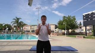 Skill Introduction and Forward Jump Hold Springboard diving drills tips and tutorials [upl. by Fogg]