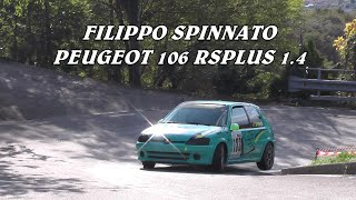 SALITA CIVIDALE  CASTELMONTE 2024  FILIPPO SPINNATO  PEUGEOT 106 RSPLUS 1400  BY BELLUNOVIDEO [upl. by Enninaej695]