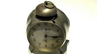 Old Alarm Clock Sound  Ringing  Made in Germany 1920s  30s [upl. by Goth]