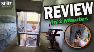 Stiltz Lift Home Elevator  2 minute Review [upl. by Roxine]