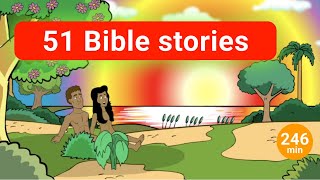 51 Bible Stories for kids A big collection stories from the Bible for children [upl. by Redan]