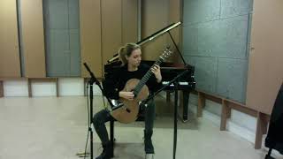 Violaine Sananes plays Prelude and Fugue Bach suite 997 [upl. by Amory]