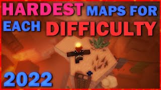 2022 Hardest Maps for Each Difficulty  FE2 [upl. by Ahtamas328]