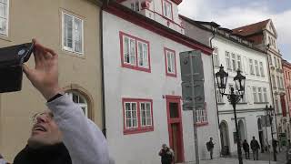 Some views of Nerudova street at the southern end of Pragues Castle [upl. by Yngad3]