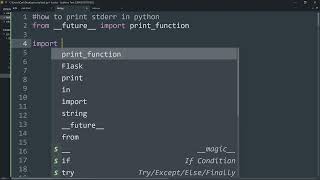 How to print to stderr in Python [upl. by Orvie]