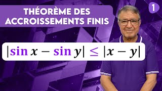 Théorème des accroissements finis TAF  Ex1 [upl. by Ahsaeit]