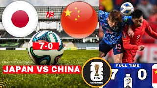 Japan vs China 70 Live Stream FIFA World Cup Qualification Football Match Score Highlights 日本 中國 足球 [upl. by Stets]