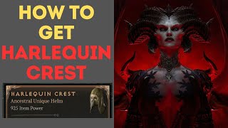 Diablo 4 How to Get Harlequin Crest [upl. by Hayman738]