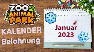 Zoo 2 Animal Park  Kalender Januar 2023 Deutsch [upl. by Eziechiele396]